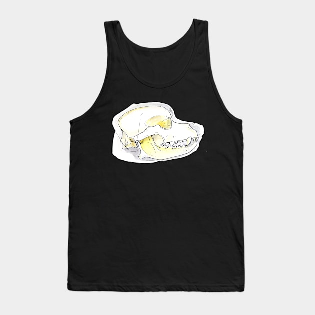 Rottweiler dog head bone Tank Top by jessicaguarnido